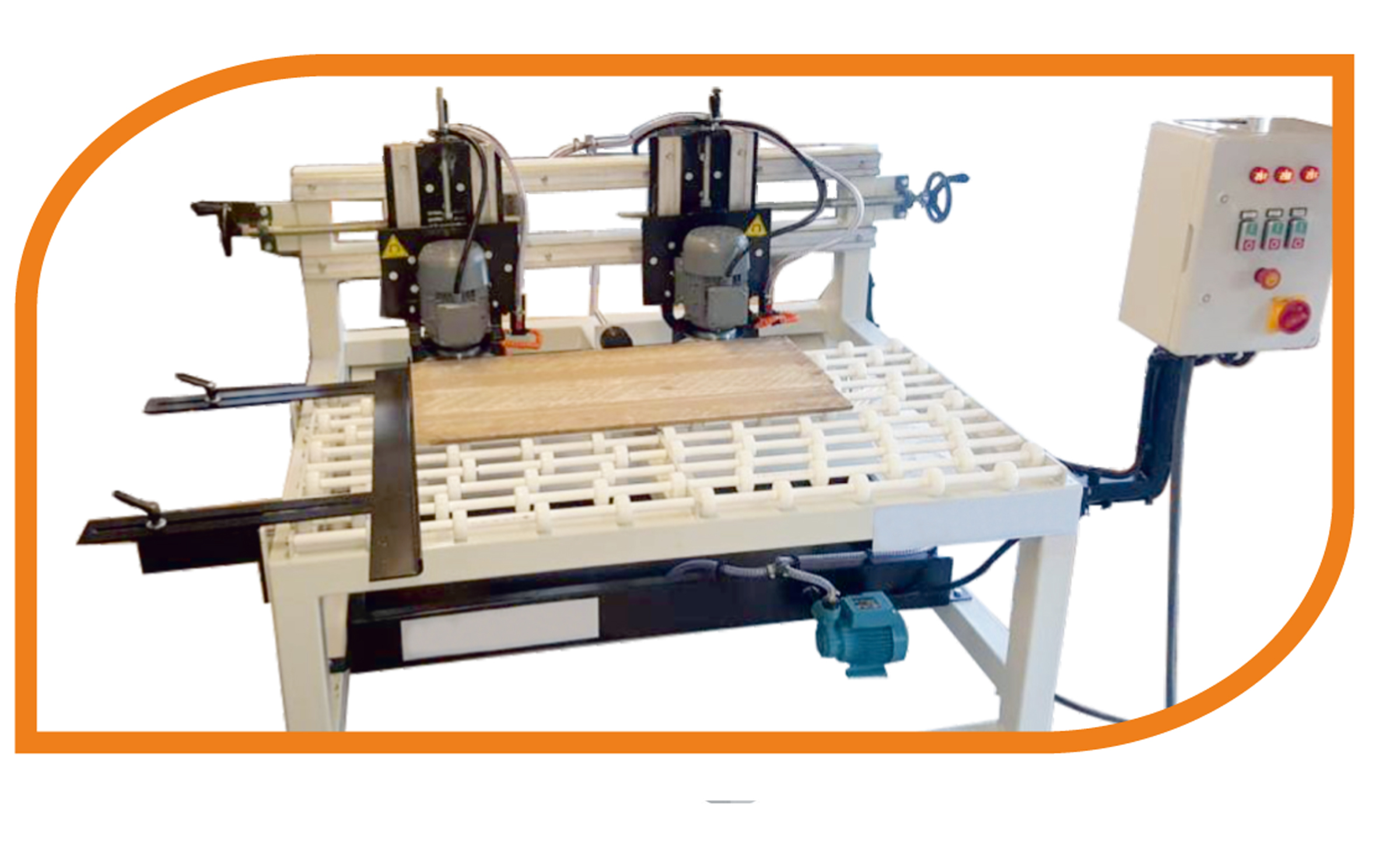 Taş Kanal Açma Makinası 2 Kafa Otomatik